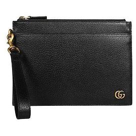 Gucci Clutch GG Marmont Gold Black