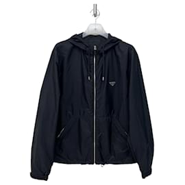 Prada Giacca a vento in Re-Nylon con logo triangolare