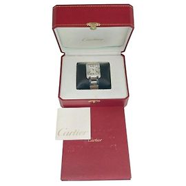Cartier Relógio Unissex Tank Anglaise Rose Gold Combo