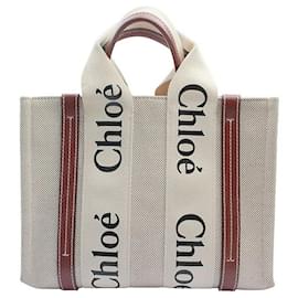 Chloé Borsa Tote e Crossbody Woody Small