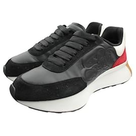 Alexander Mcqueen Sneakers da uomo nere e bordeaux