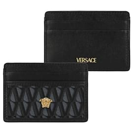 Portacarte Portafoglio da uomo in jacquard Medusa - Versace