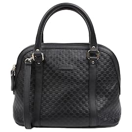 Borsa Tote Microshima Medium Dome Bag Nera - Gucci