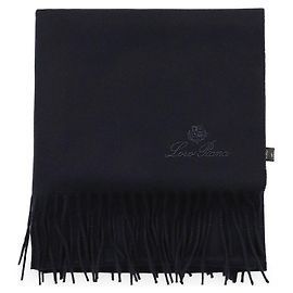 Loro Piana Sciarpa in cashmere da uomo (Navy)