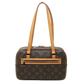 Louis Vuitton Monogram Cite MM Schultertasche