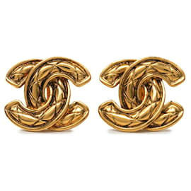 Orecchini Chanel Vintage Matelassé Coco Mark