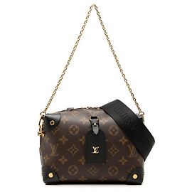 Borsa Louis Vuitton Monogram Petite Malle Souple