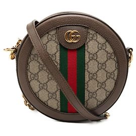 Borsa a tracolla con catena Gucci Ophidia GG Supreme