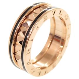Bvlgari B.zero1 Rock Ring aus 18K Roségold und schwarzer Keramik - Bulgari