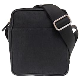 Borsa a tracolla Bvlgari Logomania Canvas Leather Black - Bulgari