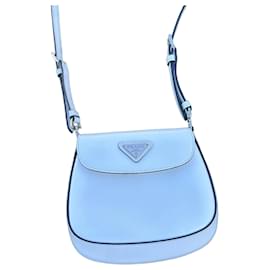 Borsa a tracolla Prada in pelle bianca