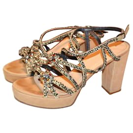 Maliparmi High-Heel-Sandaletten mit Strass