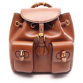 Zaino/Borsa Gucci in pelle Bamboo