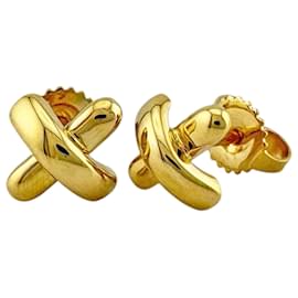 Orecchini Cross Stitch Tiffany & Co. in oro giallo 18K