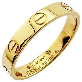 Anello Mini Love Cartier in oro giallo 18K
