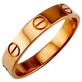 Anello Cartier Mini Love in oro rosa 18K