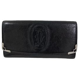 Cartera larga Cartier Marcello de piel