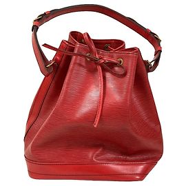 Borsa a tracolla Louis Vuitton Noe in pelle Epi Castilian Red