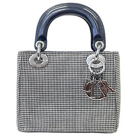 Borsa a tracolla Lady Mini Houndstooth Christian Dior