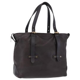 LOUIS VUITTON Borsa Tote Utah Kiowa Pelle Marrone Oro M95453 LV Auth bs36447A