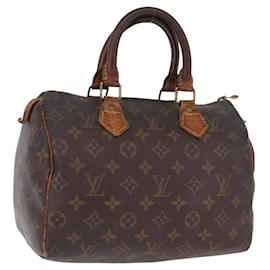 LOUIS VUITTON Monogram Speedy 25 Handtasche M41528 LV Auth 193349
