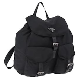 Zaino PRADA Nylon Black Silver Auth 194403