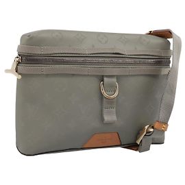 Borsa Messenger PM LOUIS VUITTON Monogram Titanium Grigio M43889 LV Auth ka5662V