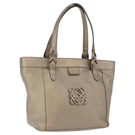 Borsa Tote LOEWE in pelle tono oro Auth 195777V