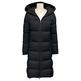 Moncler Black Arredoun langer Daunenmantel