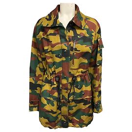 Veste Burberry Ochre Green Boyfriend Fit à imprimé camouflage