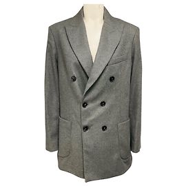 Autre Marque Chaqueta 'Masculine' Monocromática Gris Antracita Melange Circolo 1901