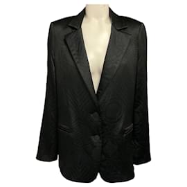 Forte Forte forte_forte gesteppte Satinjacke in Schwarz