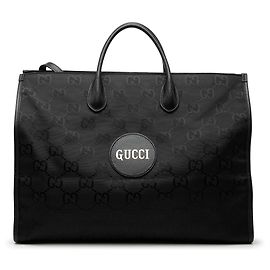 Borsa tote convertibile Gucci GG Econyl Off The Grid nera