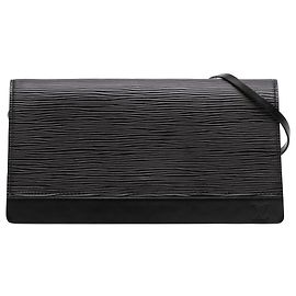 Borsa a tracolla Louis Vuitton Epi Honfleur Nera