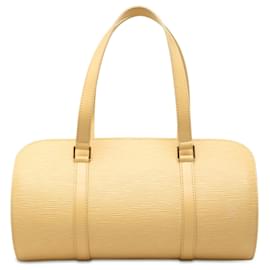 Borsa a tracolla Louis Vuitton Epi Soufflot Beige