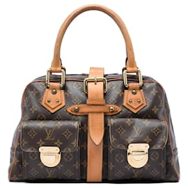 Borsa Louis Vuitton Monogram Manhattan GM Marrone