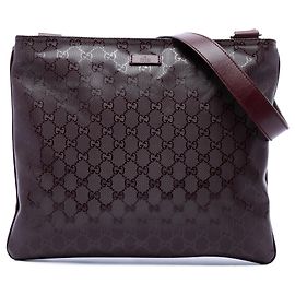 Bolso crossbody rojo Gucci GG Imprime