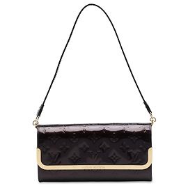 Bolso de hombro Louis Vuitton Vernis Rossmore MM Morado