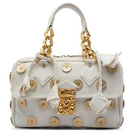 Borsa Louis Vuitton Panama Tinkerbell a pois bianca