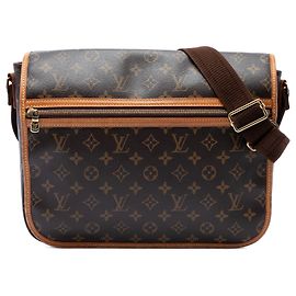 Borsa a tracolla Louis Vuitton Monogram Bosphore Messenger GM Marrone