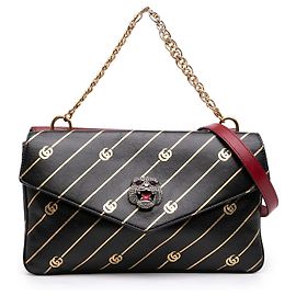 Bolso Red Gucci Medium Leather Double Thiara Satchel