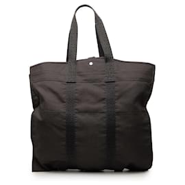 Funda porta trajes Herline de lona gris Hermès