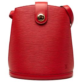 Borsa a tracolla Louis Vuitton Epi Cluny rossa