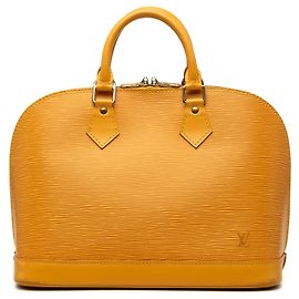 Borsa Louis Vuitton Epi Alma PM Gialla