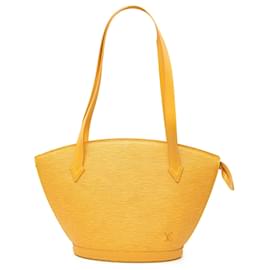 Borsa a tracolla Louis Vuitton Epi Saint Jacques PM gialla con tracolla lunga