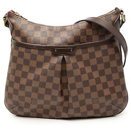 Borsa a tracolla Louis Vuitton Damier Ebene Bloomsbury PM Marrone