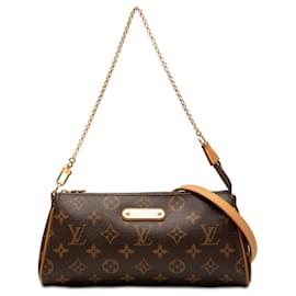 Borsa Satchel Louis Vuitton Monogram Eva Marrone
