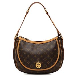 Borsa a tracolla Louis Vuitton Monogram Tulum PM Marrone
