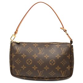 Borsa a tracolla Louis Vuitton Monogram Pochette Accessoires Marrone