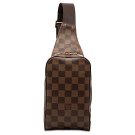 Louis Vuitton Damier Ebene Geronimos Crossbody Bag Braun